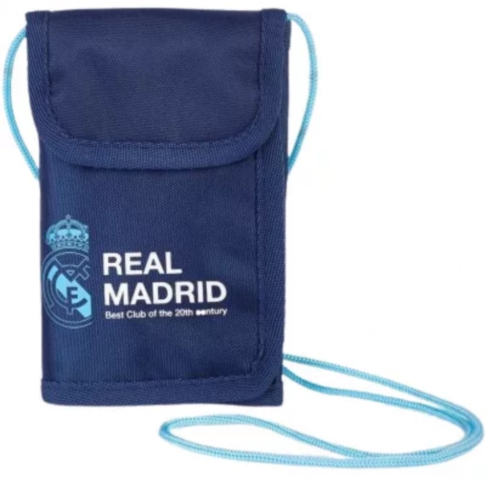 Portofel Real Madrid cu închidere cu cârlig și buclă demo