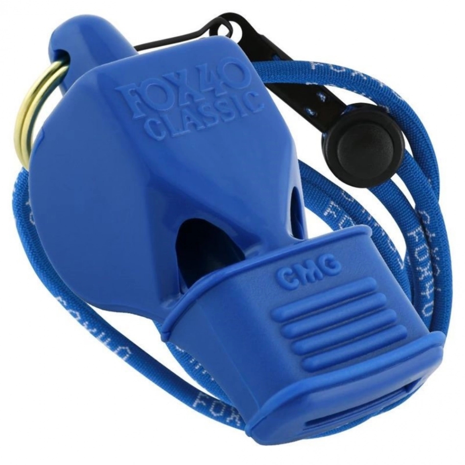 Fox 40 Classic fluier protectie dentara 115db albastru demo