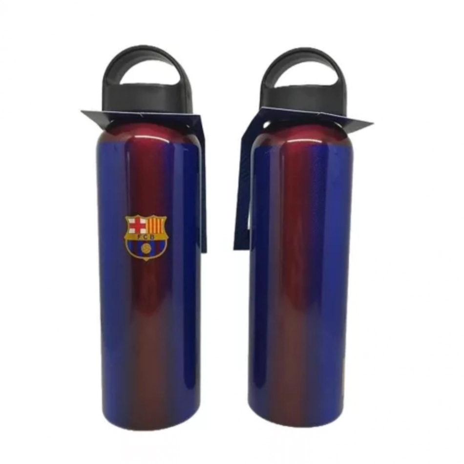Sticlă de apă Barcelona din aluminiu, albastru închis, 6 dl demo