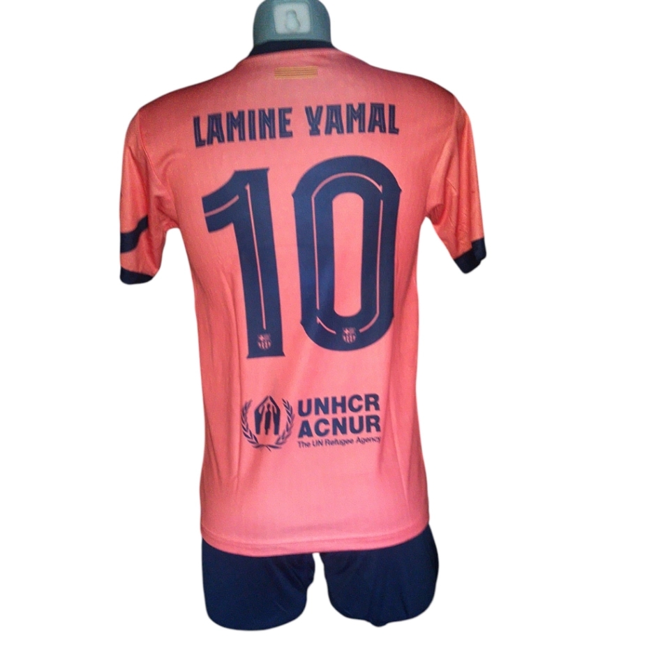 Replica Barcelona Lamine Yamal  echipament fotbal orange demo
