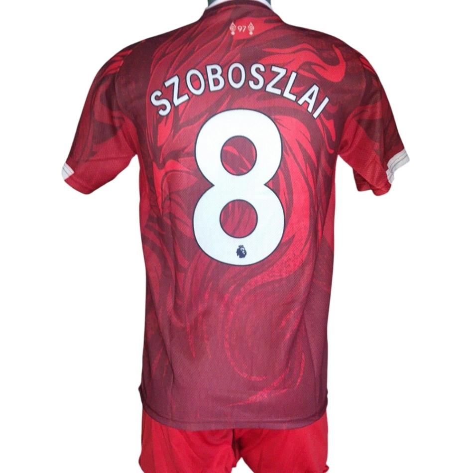 Replica Liverpool Szoboszlai echipament  rossu demo