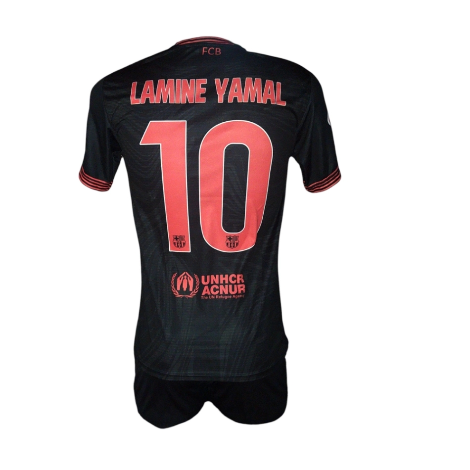 Replica Barcelona Yamal echipament negru demo