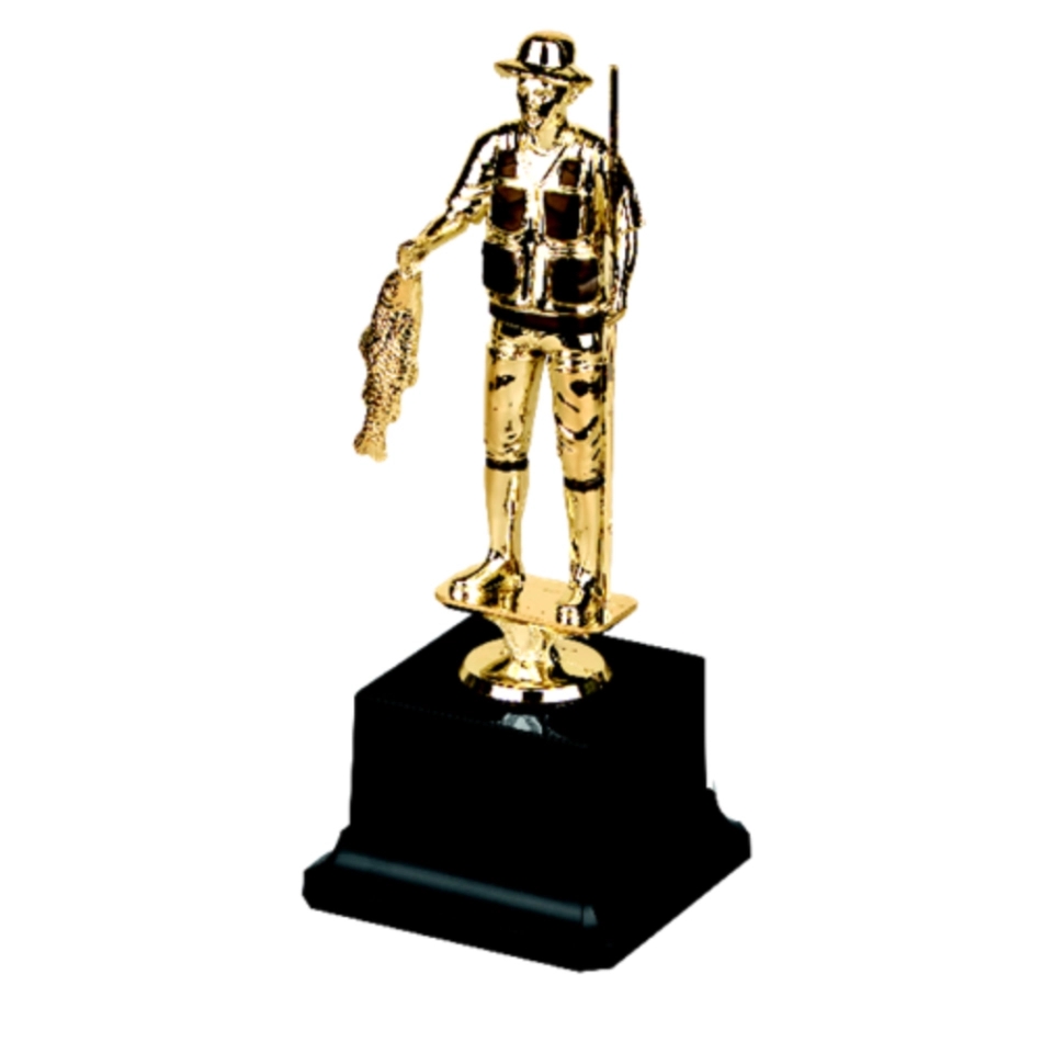 Statueta pescar de aur RF65GB/21cm demo